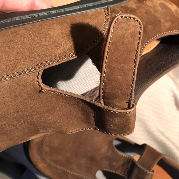 Easyspirits women Brown Nubuck Velcro, 7.5W - Picture 8 of 12